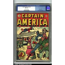 Captain America Comics #34 (Timely, 1944) CGC NM- 9.2 Cream to off-white pages. An exceptional co...