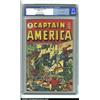 Image 1 : Captain America Comics #42 (Timely, 1944) CGC FN/VF 7.0 Cream to off-white pages. Cap takes a bre...