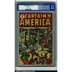 Captain America Comics #48 (Timely, 1945) CGC VF 8.0 Cream to off-white pages. This great Alex Sc...