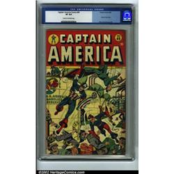 Captain America Comics #49 (Timely, 1945) CGC VF 8.0 Cream to off-white pages. Here is yet anothe...