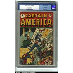 Captain America Comics #56 (Timely, 1946) CGC VF/NM 9.0 Cream to off-white pages. Human Torch mak...