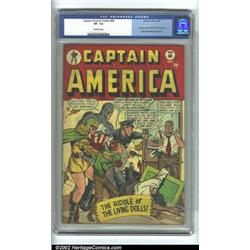 Captain America Comics #68 (Timely, 1948) CGC VF- 7.5 Off-white pages. This rare book is from the...