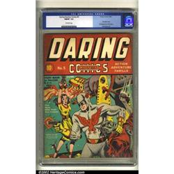 Daring Mystery Comics #5 (Timely, 1940) CGC FN/VF 7.0 Off-white pages. Bondage covers are the bes...