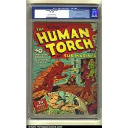 Human Torch Comics #3 (#2) (Timely, 1940) CGC VF 8.0 Cream to off-white pages. This awesome Alex...