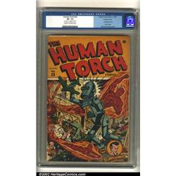 Human Torch Comics #23 (Timely, 1946) CGC VF- 7.5 Cream to off-white pages. Oh, boy, what an awes...