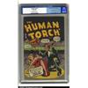 Image 1 : Human Torch Comics #29 (Timely, 1947) CGC VF+ 8.5 Off-white to white pages. Syd Shores's eye-catc...