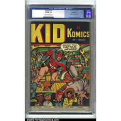 Kid Komics #1 Kansas City pedigree (Timely, 1943) CGC VF/NM 9.0 Cream to off-white pages. Tojo ta...