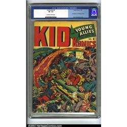 Kid Komics #4 (Timely, 1944) CGC VF- 7.5 Off-white to white pages. Alex Schomburg created an extr...