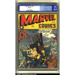 Marvel Mystery Comics #4 Larson pedigree (Timely, 1940) CGC FN- 5.5 Off-white to white pages. The...