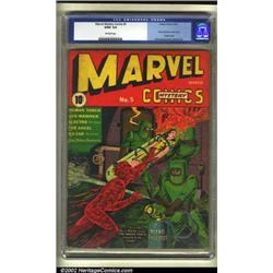 Marvel Mystery Comics #5 (Timely, 1940) CGC G/VG 3.0 Off-white pages. Such early issues as this r...