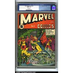 Marvel Mystery Comics #6 (Timely, 1940) CGC FN/VF 7.0 Off-white pages. Here is an incredible bond...