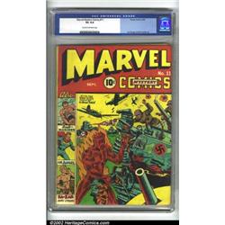 Marvel Mystery Comics #11 (Timely, 1940) CGC VG 4.0 Cream to off-white pages. The classic cover i...