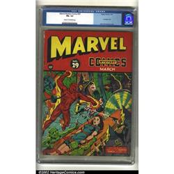 Marvel Mystery Comics #29 (Timely, 1942) CGC FN+ 6.5 Cream to off-white pages. Schomburg takes a...