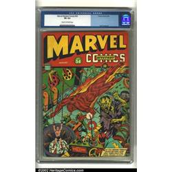 Marvel Mystery Comics #34 (Timely, 1942) CGC FN 6.0 Cream to off-white pages. Schomburg devises a...