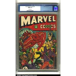 Marvel Mystery Comics #45 (Timely, 1943) CGC FN/VF 7.0 Off-white pages. As hooded Nazis prepare t...