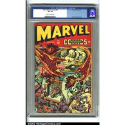 Marvel Mystery Comics #58 (Timely, 1944) CGC VF+ 8.5 Cream to off-white pages. An airman's fate h...