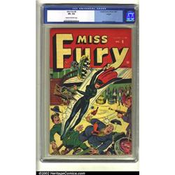 Miss Fury #6 Twilight pedigree (Timely, 1945) CGC VF+ 8.5 Cream to off-white pages. Ahhh, one of...