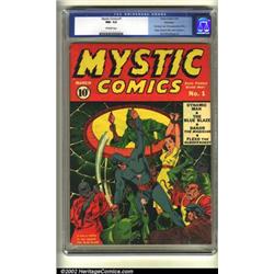 Mystic Comics #1 Allentown pedigree (Timely, 1940) CGC NM- 9.2 Off-white pages. The awesome Alex...