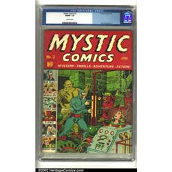 Mystic Comics #3 (Timely, 1940) CGC FN/VF 7.0 Off-white pages. An incredible cover, which is just...