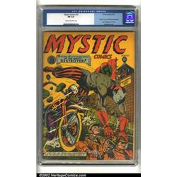 Mystic Comics #10 (Timely, 1942) CGC FN 6.0 Cream to off-white pages. Al Gabriele created an exce...