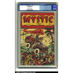 Mystic Comics v2, #4 (Timely, 1945) CGC VF/NM 9.0 Off-white to white pages. This scarce last issu...