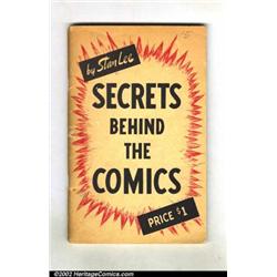 Secrets Behind The Comics #1 (Famous Enterprises Inc., 1947) VG- 3.5 Off-white to white pages. Th...