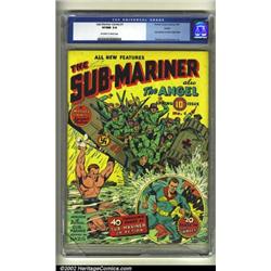 Sub-Mariner Comics #1 Larson pedigree (Timely, 1941) CGC VF/NM 9.0 Off-white to white pages. Alex...