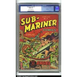 Sub-Mariner Comics #2 (Timely, 1941) CGC VG/FN 5.0 Cream to off-white pages. The Sub-Mariner is r...