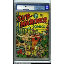 Sub-Mariner Comics #3 (Timely, 1941) CGC FN 6.0 Cream to off-white pages. This is the infamous Wi...