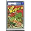 Image 1 : Sub-Mariner Comics #8 (Timely, 1942) CGC VF/NM 9.0 Off-white pages. On this cover Subby rules the...