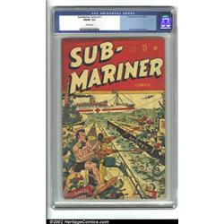 Sub-Mariner Comics #17 (Timely, 1945) CGC FN/VF 7.0 Cream pages. This is the last Japanese war co...
