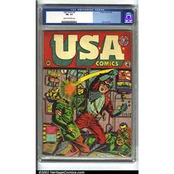 U.S.A Comics #4 (Timely, 1942) CGC FN+ 6.5 Cream to off-white pages. This is the "Remember Pearl...