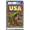 U.S.A Comics #4 (Timely, 1942) CGC FN+ 6.5 Cream to off-white pages. This is the "Remember Pearl...