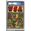 Image 1 : U.S.A Comics #5 (Timely, 1942) CGC FN/VF 7.0 Light tan to off-white pages. Hitler, Mussolini and...