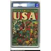 Image 1 : U.S.A Comics #6 (Timely, 1942) CGC FN+ 6.5 Tan to off-white pages. Captain America and Bucky appe...