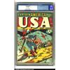 Image 1 : U.S.A Comics #8 (Timely, 1943) CGC VF 8.0 Off-white to white pages. This exceedingly popular vehi...