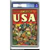 Image 1 : U.S.A Comics #9 (Timely, 1943) CGC VF- 7.5 Light tan to off-white pages. Hitler appears in the ba...