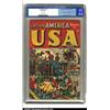 U.S.A Comics #16 (Timely, 1945) CGC FN- 5.5 Off-white pages. A great Captain America and Bucky ac...