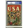Image 1 : U.S.A Comics #17 (Timely, 1945) CGC FN+ 6.5 Cream to off-white pages. Alex Schomburg created a gr...