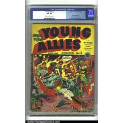 Young Allies Comics #2 (Timely, 1941) CGC VG+ 4.5 Cream to off-white pages. Captain America appea...