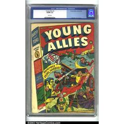 Young Allies Comics #3 (Timely, 1942) CGC VG/FN 5.0 White pages. Captain America and the Human To...