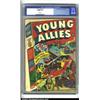 Image 1 : Young Allies Comics #3 (Timely, 1942) CGC VG/FN 5.0 White pages. Captain America and the Human To...
