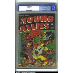 Young Allies Comics #4 (Timely, 1942) CGC VG+ 4.5 Cream to off white pages. Classic Red Skull cov...
