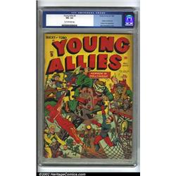 Young Allies Comics #5 (Timely, 1942) CGC VG+ 4.5 Tan to off-white pages. Captain America and the...
