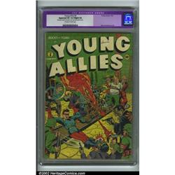 Young Allies Comics #6 (Timely, 1943) CGC Apparent VG 4.0 Slight (A) Off-white to white pages. Th...