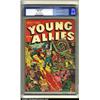 Image 1 : Young Allies Comics #9 (Timely, 1943) CGC FN+ 6.5 Cream to off-white pages. Hitler, Tojo and Muss...