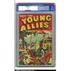 Image 1 : Young Allies Comics #17 (Timely, 1945) CGC VF+ 8.5 White pages. After WWII ended, so did the famo...