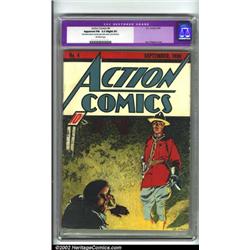 Action Comics #4 (DC, 1938) CGC Apparent FN- 5.5 Slight (P) Off-white pages. Restoration includes...