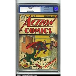 Action Comics #7 (DC, 1938) CGC GD 2.0 Cream to off-white pages. In retrospect, it is difficult t...