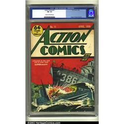 Action Comics #11 (DC, 1939) CGC FN- 5.5 Cream to off-white pages. DC still did not have enough c...
